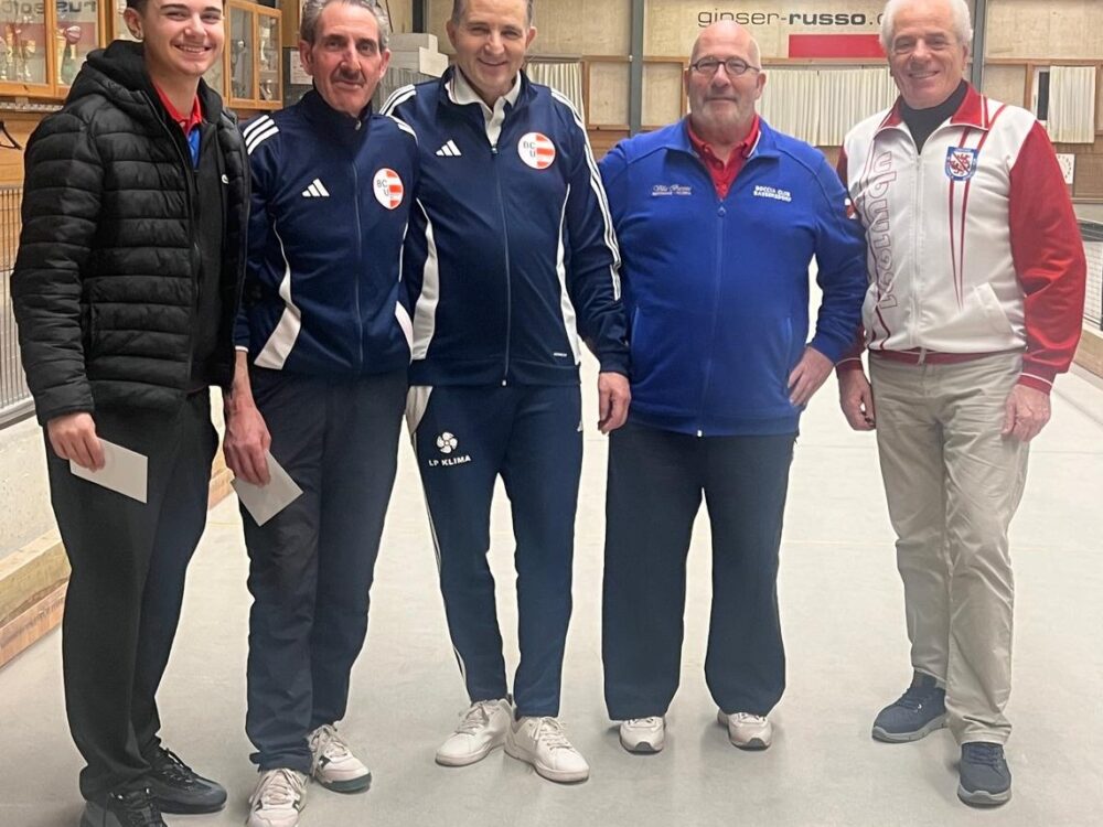 1. Platz Giuseppe Fiorenza / BCU, 2. Platz Giuseppe Raso, 3. Platz Giulio Glorioso + Walter Fitzi