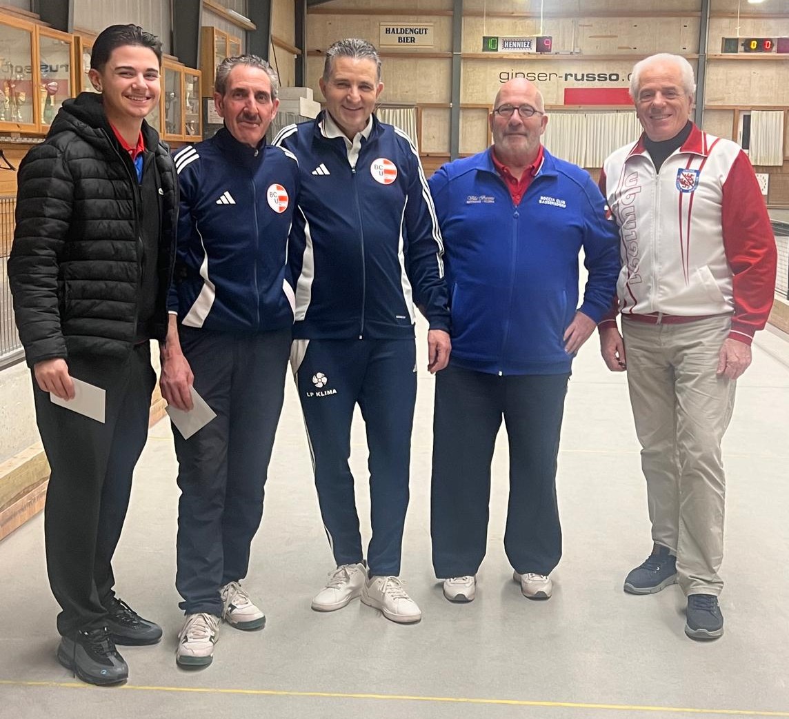 1. Platz Giuseppe Fiorenza / BCU, 2. Platz Giuseppe Raso, 3. Platz Giulio Glorioso + Walter Fitzi